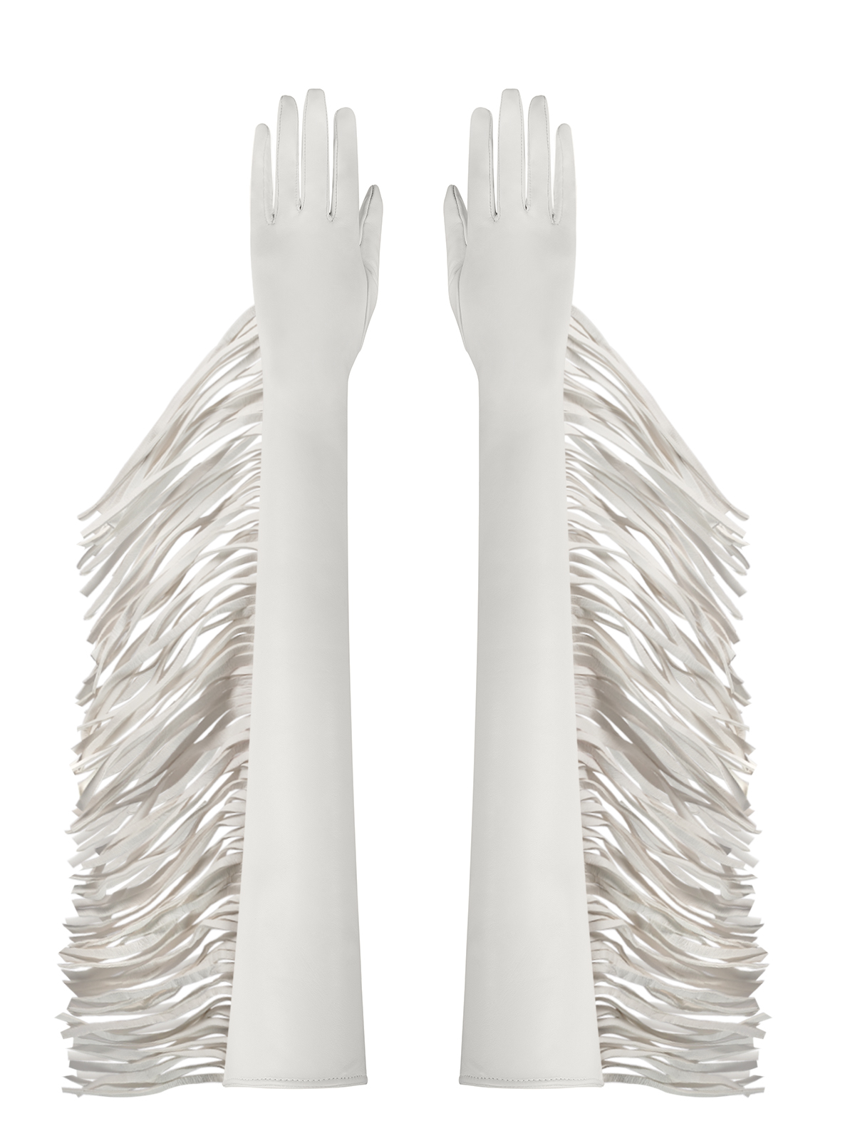 LONG FRINGED GLOVES