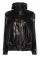 RACING HOODED LEATHER JACKET