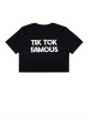 TIK-TOK CROP  T SHIRT