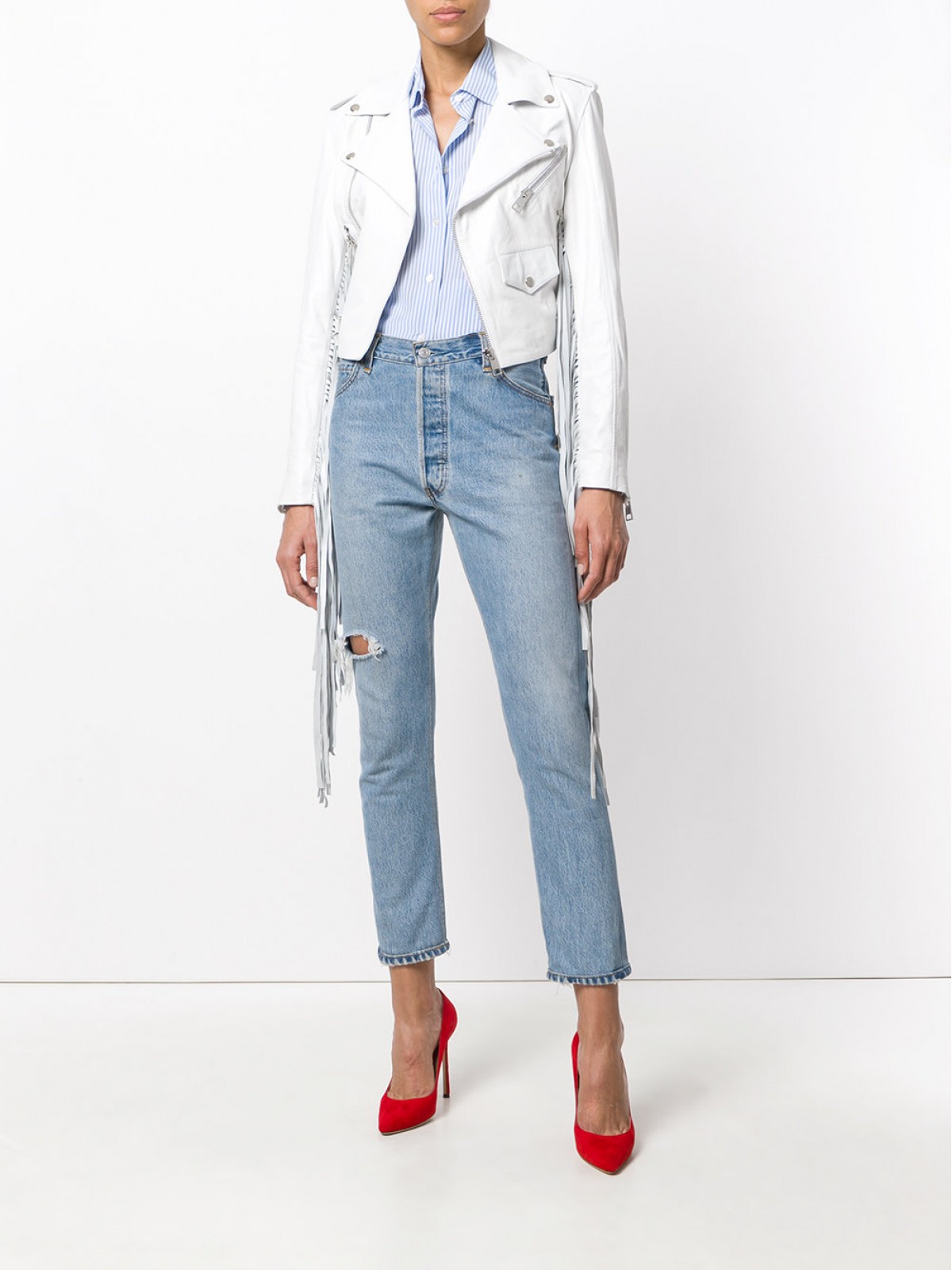 GEACA SCURTA CU FRANJURI