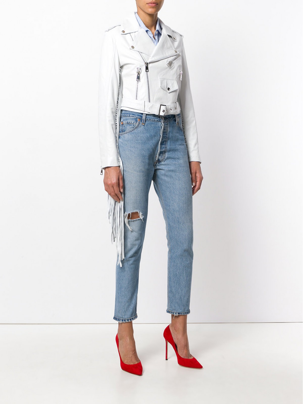 GEACA SCURTA CU FRANJURI