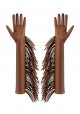 LONG FRINGED GLOVES