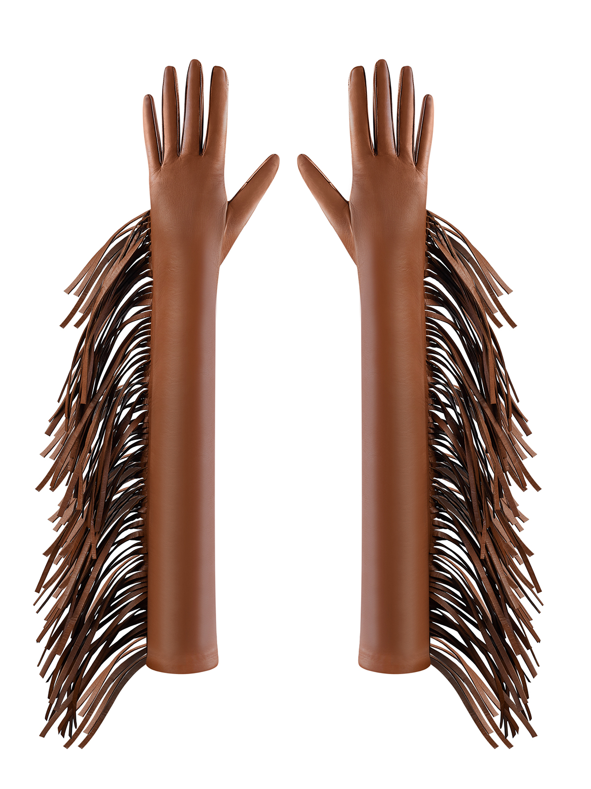 LONG FRINGED GLOVES