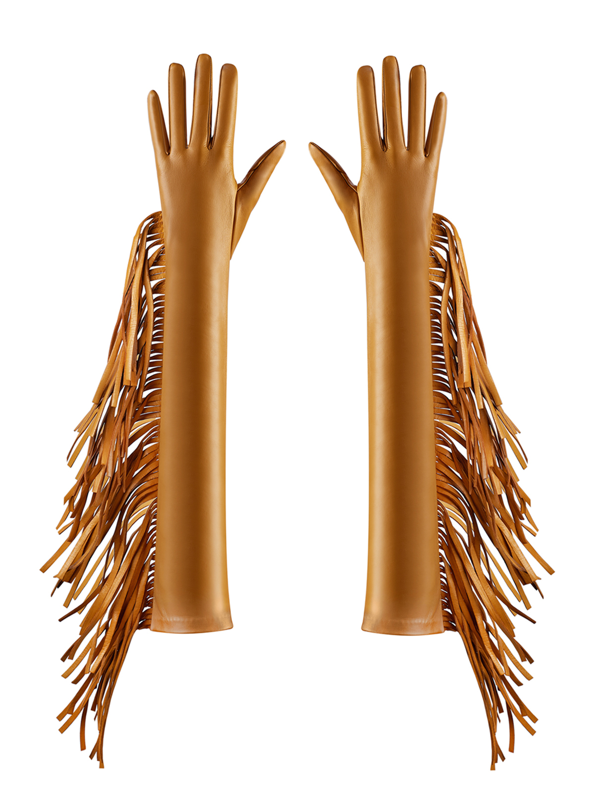 LONG FRINGED GLOVES