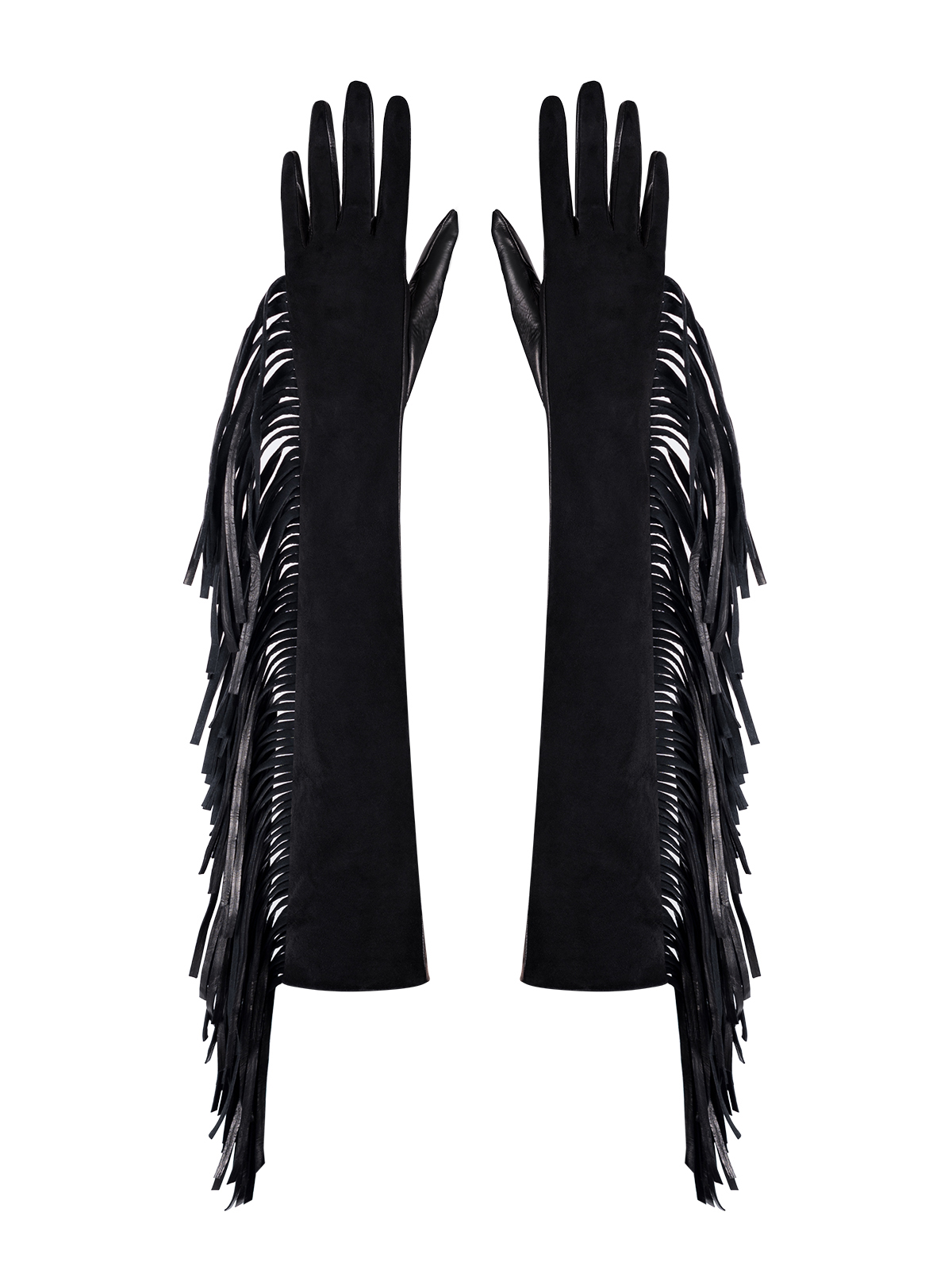 LONG FRINGED GLOVES