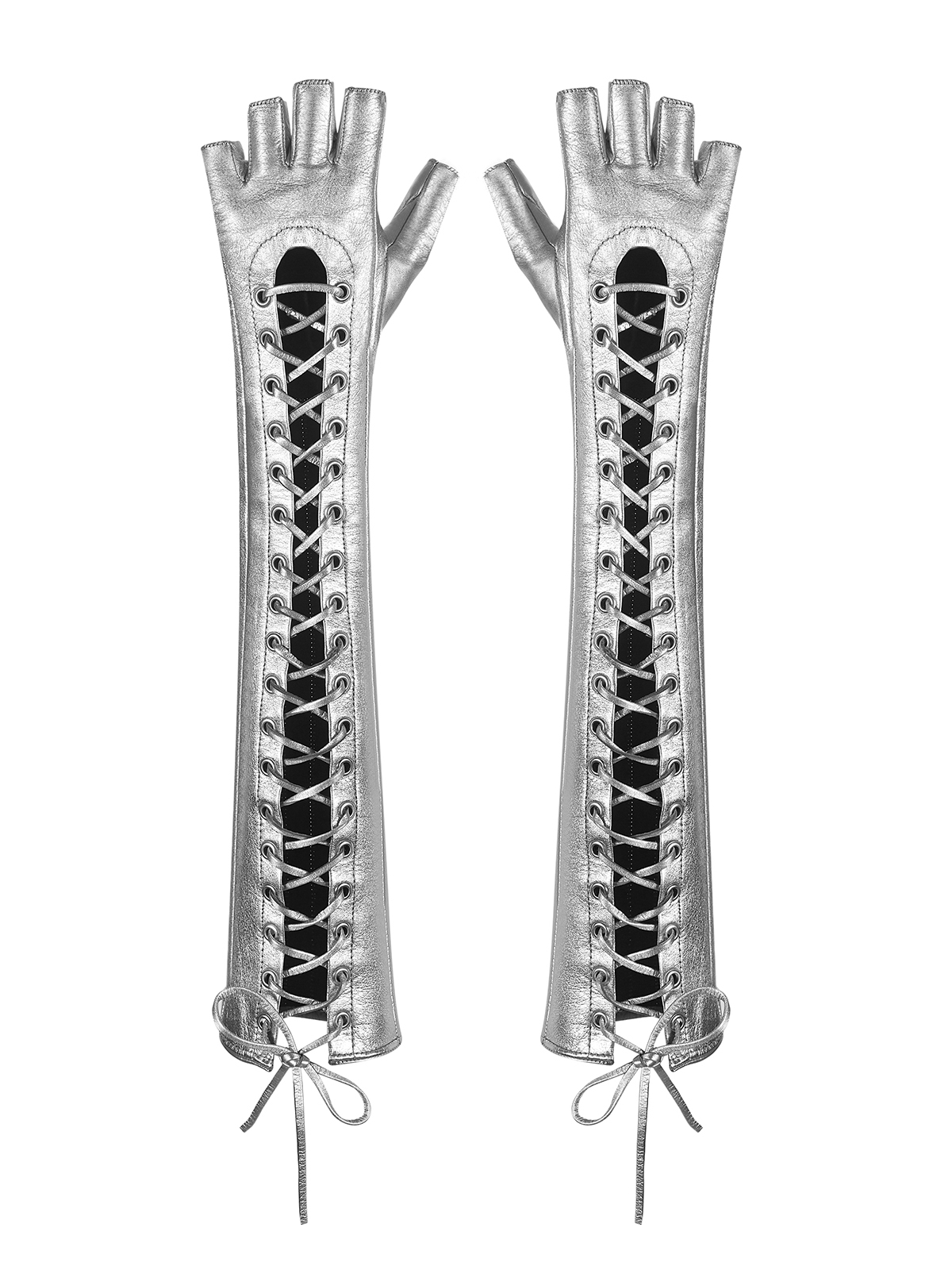 FINGERLESS LONG GLOVES