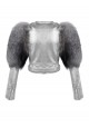 FOX FUR BIKER JACKET