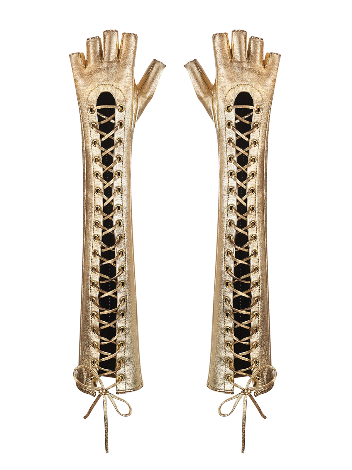 FINGERLESS LONG GLOVES